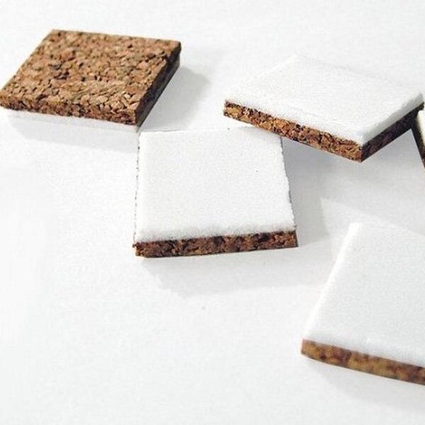 Cork with foam backing distance pad